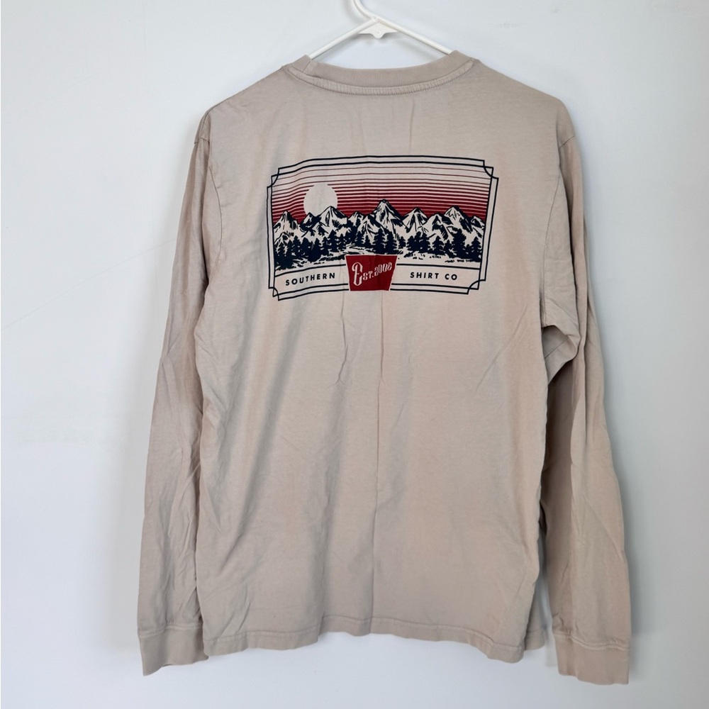 Southern Shirt Co Men's Beige Long Sleeve Shirt Size Medium